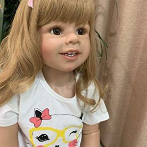 KOKOMANDY 39 Inch Realistic Toddler Reborn Doll Huge Size Reborn Baby Dolls Full Body Hard Vinyl