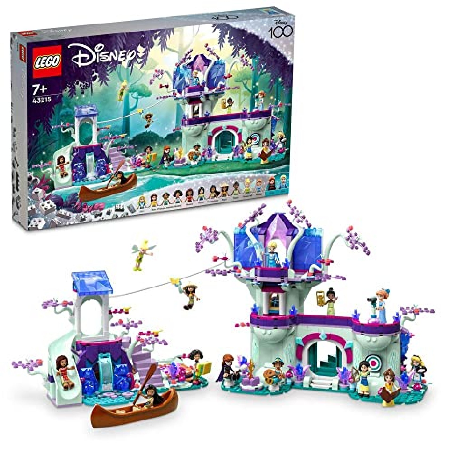 LEGO 43215 Disney The Enchanted Treehouse with 13 Mini-Doll Figures including Princess Jasmine, LEGO 43215 Disney The Enchanted Treehouse with 13 Mini-Doll Figures including Princess Jasmine,