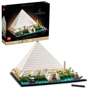 LEGO Architecture Great Pyramid of Giza Set 21058, Home Décor Model Building Kit, Creative DIY