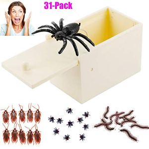 Laugwey Prank Props for Kids and Adults,Funny Prank Toys Lifelike Fake Cockroach/Simulation