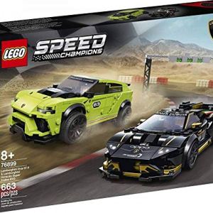 LEGO Speed Champions Lamborghini Urus ST-X and Lamborghini Huracán Super Trofeo EVO 76899 Building