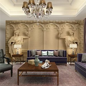 mural 3d wallpaper Cameo & Maid W300 X H210 CM Wall Decor Home Craft Wall Decal Wall Non-Woven