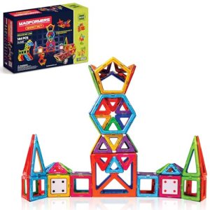 Magformers Smart Set (144-piece), Deluxe Building Set. Magnetic Building Blocks, Educational