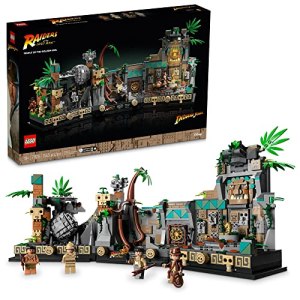 LEGO Indiana Jones Temple of The Golden Idol 77015 Building Project for Adults, Iconic Raiders of