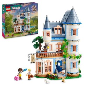 LEGO Friends Castle Bed and Breakfast Hotel Playset, Building Toy for 12 Plus Year Old Kids, with 4