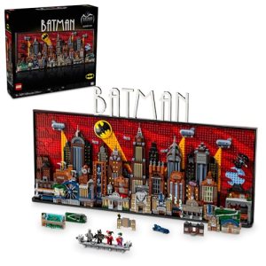 LEGO DC Batman: The Animated Series Gotham City Build and Display Adult Set with Minifigures, DC