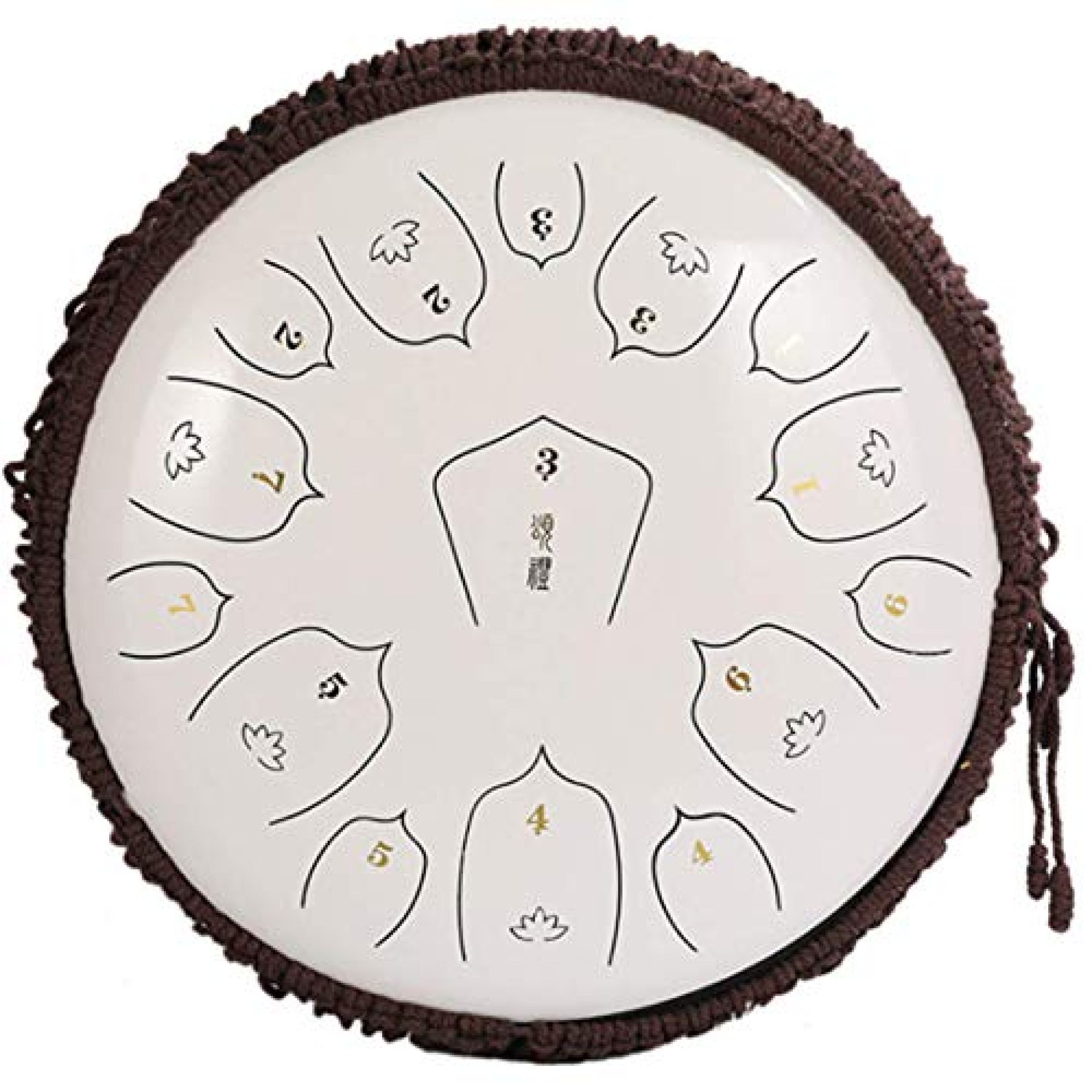 Lotus Handpan Drum Easy to Learn | Titanium Steel Alloy Drum | 15 Tune 14 Inch Steel Tongue Drum Lotus Handpan Drum Easy to Learn | Titanium Steel Alloy Drum | 15 Tune 14 Inch Steel Tongue Drum