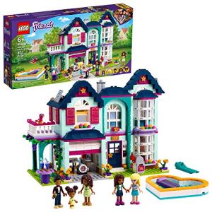 LEGO Friends Andrea’s Family House 41449 Building Kit; Mini-Doll Playset is Great Gift for Creative