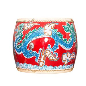 Major Festive Festival Musical Instruments Traditional Chinese Dragon Drum Red Drum Hall Drum