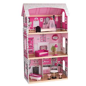 Kidkraft 65832 Bonita Rosa Wooden Dollhouse With Furniture And Accessories Included 3 Storey Play