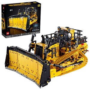 LEGO Technic App-Controlled Cat D11T Bulldozer 42131 Building Blocks Toy Car Set (3,854 Pieces)