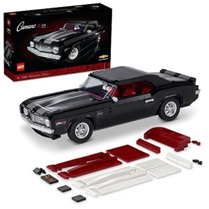 LEGO Icons Chevrolet Camaro Z28 10304, Customizable Classic Car Replica Model Building Kit, 1969