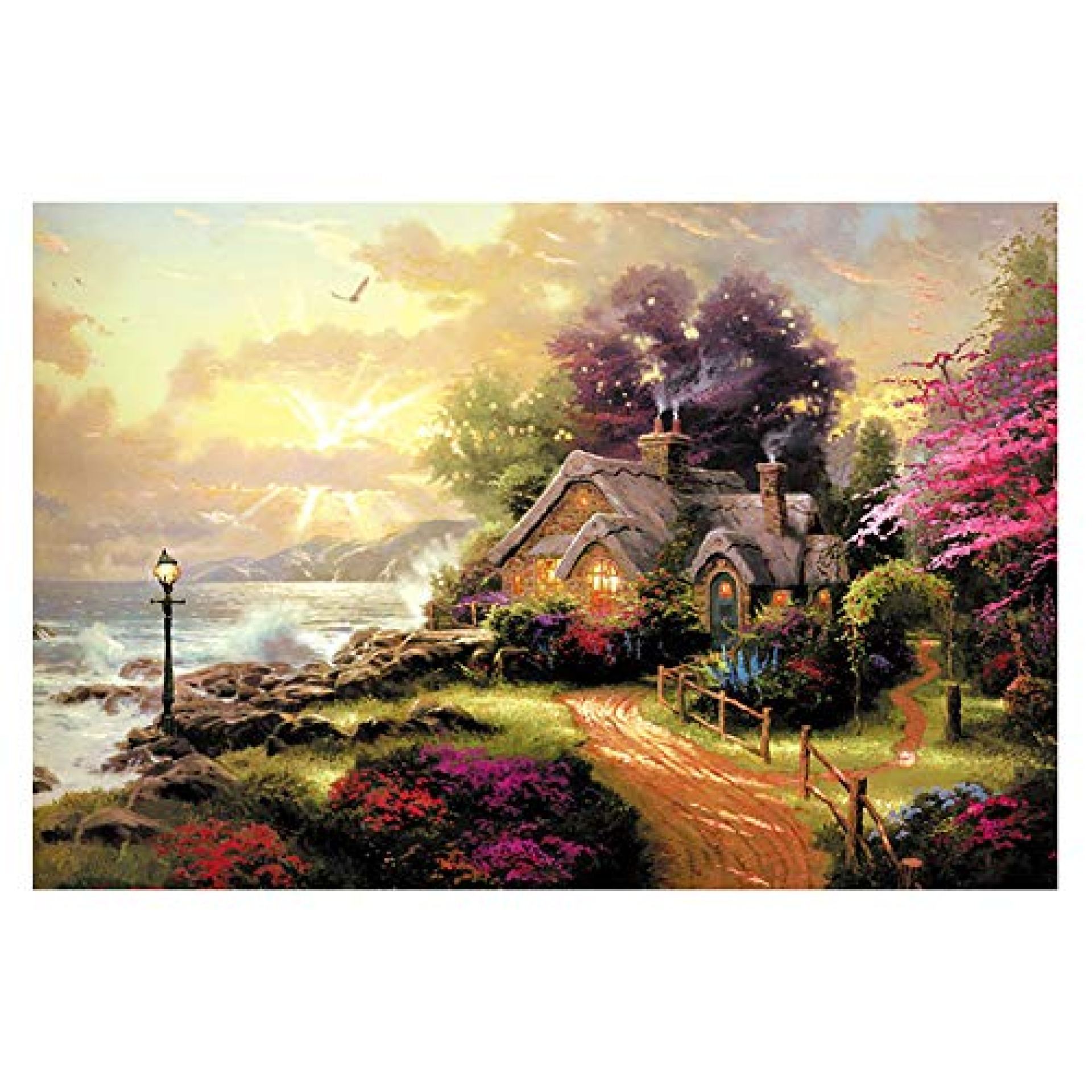 Wooden Puzzles for Adults, Small Houses in Fairy Tale World, Classic Puzzles for Children Wooden Puzzles for Adults, Small Houses in Fairy Tale World, Classic Puzzles for Children