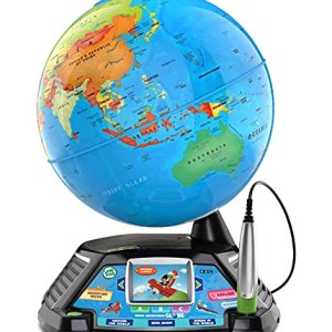 LeapFrog Interactive Childrens Globe, Smart Globe for Kids to Learn Geography While Having Fun, Pre