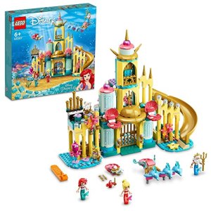 LEGO | Disney Princess Ariel’s Underwater Palace 43207 Building Blocks Toy Set; Toys for Boys,