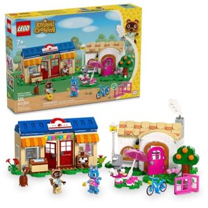 LEGO Animal Crossing Nook’s Cranny & Rosie’s House, Buildable Video Game Toy for Kids, Includes 2