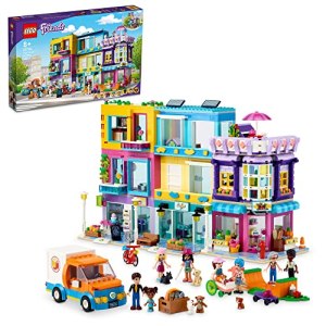 LEGO Friends Main Street Building 41704; Building Kit Birthday Gift for Kids Aged 8+ with 8
