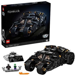LEGO DC Batman Batmobile Tumbler Iconic Car Model from The Dark Knight Trilogy, Building Set for