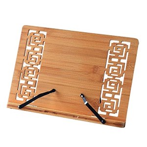 Music Stands Desktop Wood Music Stand – Reading Rest Holder Foldable Tablet PC Textbook/Music