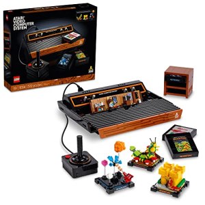 LEGO Icons Atari 2600 Building Set 10306 – Retro Video Game Console and Gaming Cartridge Replicas,
