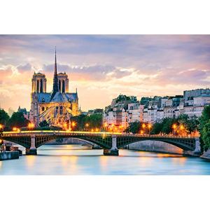 JW-MZPT Wooden Jigsaw Puzzles, World Famous Landscape Architecture Puzzles, Educational Toys, Fun