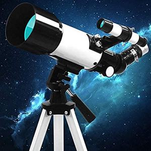 Kids Astronomical Telescope,70mm Aperture 400mm Astronomical Refractor Telescope, Professional