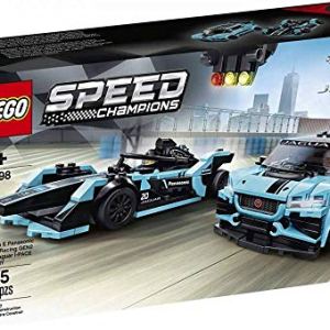 LEGO Speed Champions Formula E Panasonic Jaguar Racing Gen2 car and Jaguar I-PACE eTROPHY 76898