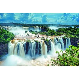 FFYUGO Adult Wooden Puzzles, Iguazu Falls, Home Decoration, DIY500, 1000, 1500, 2000, 3000, 4000,