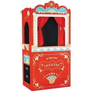 Le Toy Van – Wooden Educational Puppet Theatre | Kids Role Play Toy – Suitable For 3 Years +,