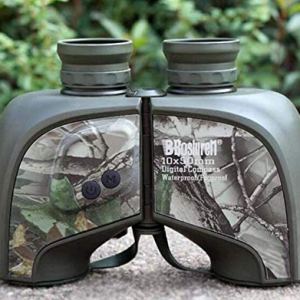 Marine Binoculars, Low Light NightTelescope with Waterproof Fogproof Internal Rangefinder &