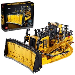 LEGO 42131 Technic App-Controlled Cat D11 Bulldozer, Model Building Set for Adults, Remote Control