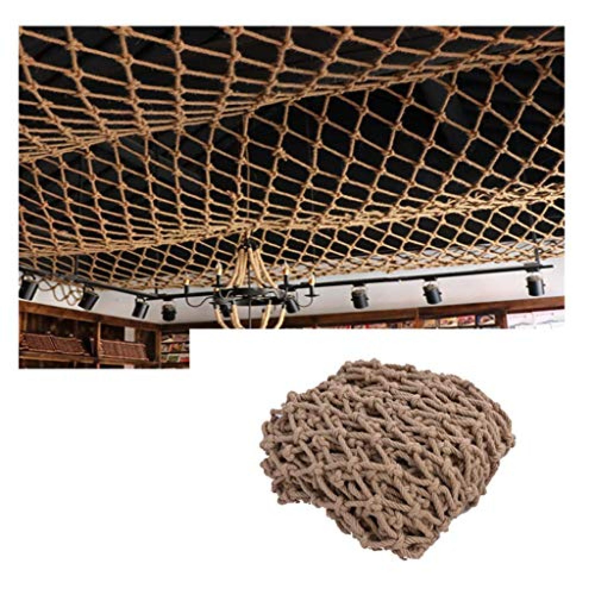 Hemp rope net – Stairway Safety Net, Balcony Safety Net, Child Safety Net Stair Safety Net Durable Hemp rope net – Stairway Safety Net, Balcony Safety Net, Child Safety Net Stair Safety Net Durable