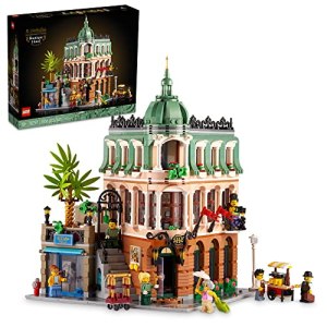 LEGO Icons Boutique Hotel 10297 Modular Building Display Model Kit for Adults to Build, Set with 5
