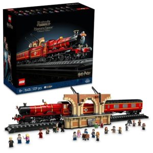 LEGO 76405 Harry Potter Hogwarts Express – Collectors’ Edition, Iconic Replica Model Steam Train