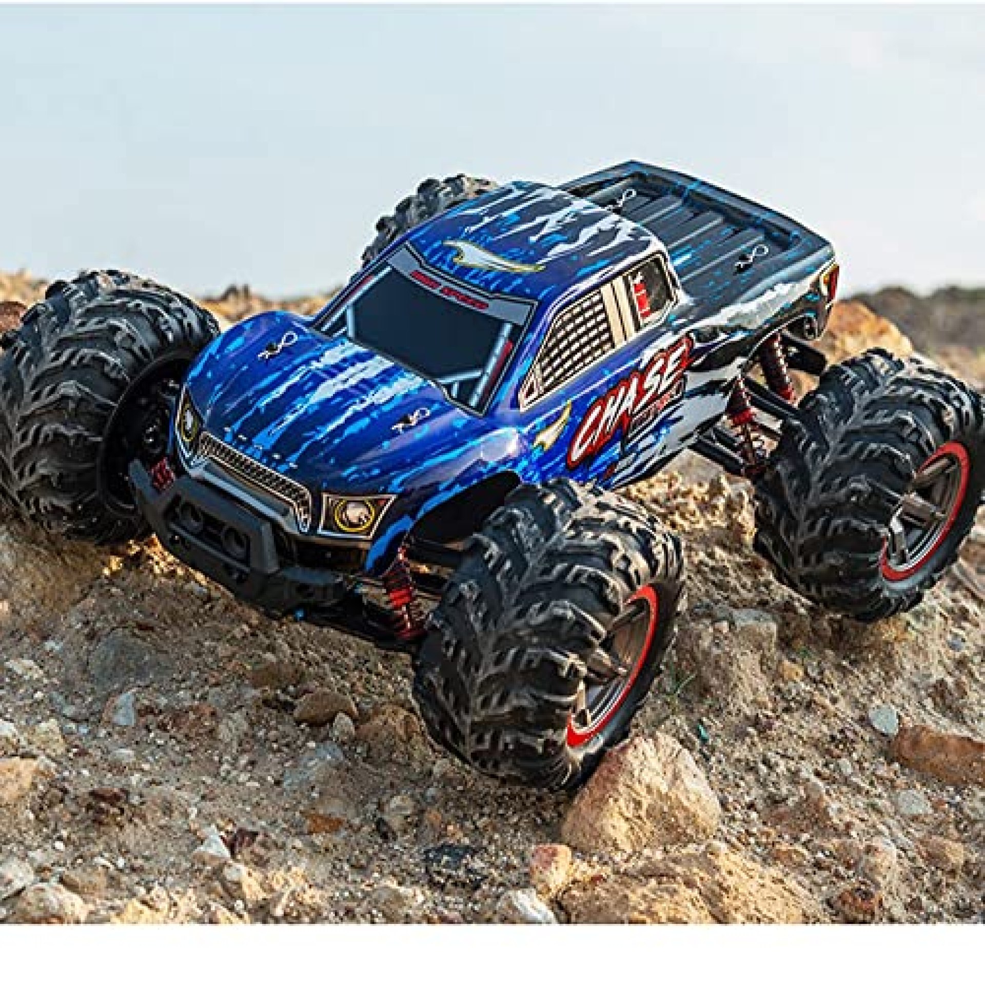 1:10 Scale All Terrain RC Cars, 46KM/H High Speed Remote Control Car, 4WD Off Road RC Trucks 2.4Ghz 1:10 Scale All Terrain RC Cars, 46KM/H High Speed Remote Control Car, 4WD Off Road RC Trucks 2.4Ghz