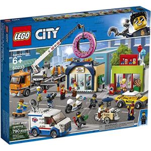 LEGO City Donut Shop Opening 60233 Store Opening Build and Play with Toy Taxi, Van and Truck with