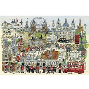 London Town Jigsaw, Develop Intellectual Educational Toys, Decompression Creative Gift Wooden