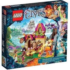 LEGO (324pcs) Elves Azari and The Magical Bakery Toy for Kids Figures Building Block Toys