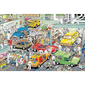 JW-YZWJ Wooden Adult Jigsaw Puzzle, Early Education Puzzle Cartoon Anime Landscape Toys, Car