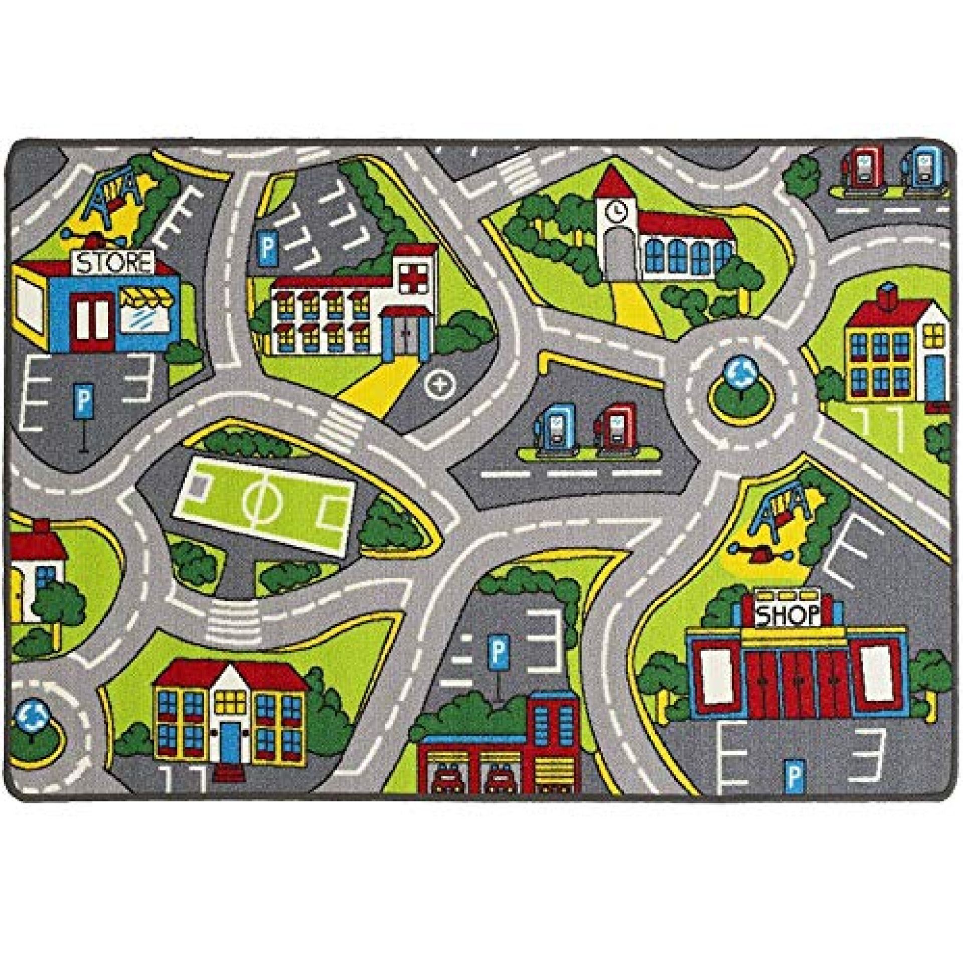 Learning Carpets City Life Play Carpet 5′ x 7′ New Kids Rugs Great for Playing with Cars & Toys – Learning Carpets City Life Play Carpet 5′ x 7′ New Kids Rugs Great for Playing with Cars & Toys –