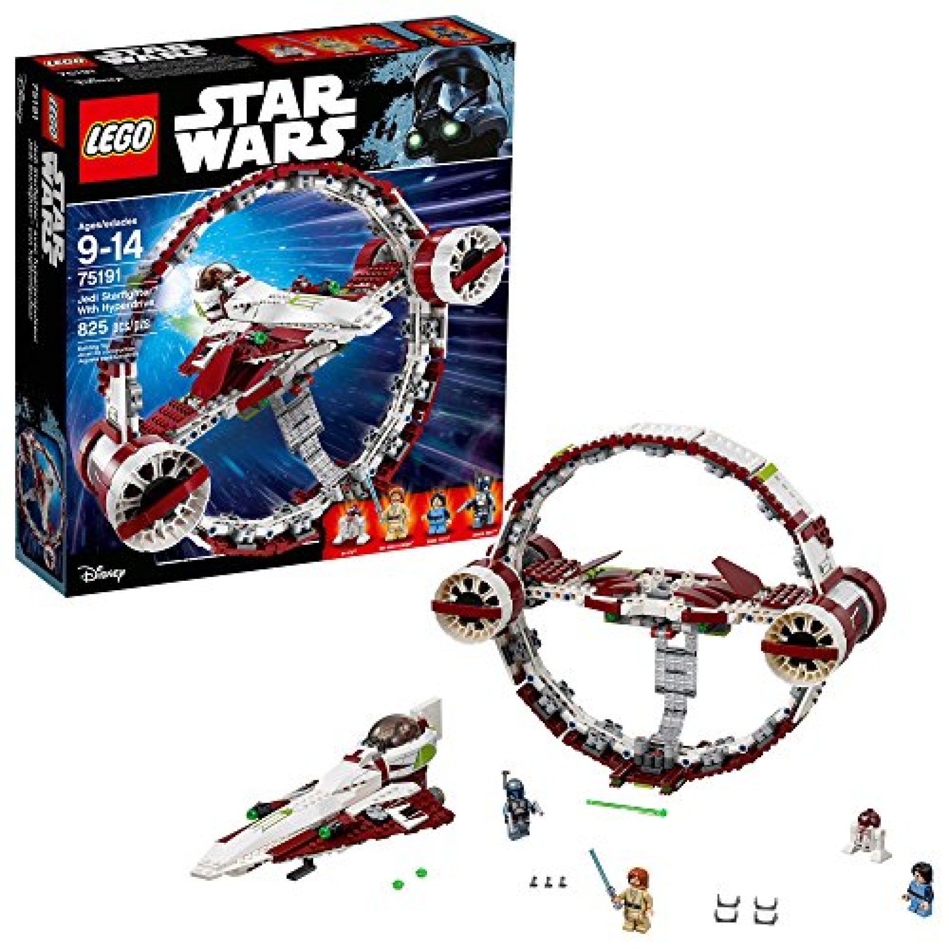 LEGO STAR WARS Lego 6175769 Star Wars Jedi Starfighter With Hyperdrive 75191 Building Kit Multicolor LEGO STAR WARS Lego 6175769 Star Wars Jedi Starfighter With Hyperdrive 75191 Building Kit Multicolor