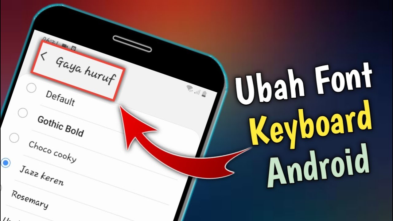 Cara Pasang Fon Bergaya Pada Android Cara Pasang Fon Bergaya Pada Android