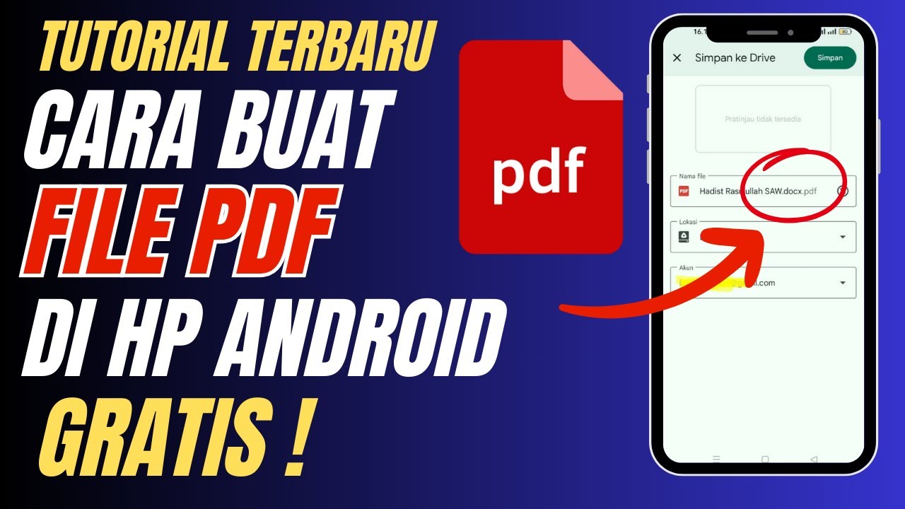 Cara Membuat PDF Di Android Cara Membuat PDF Di Android