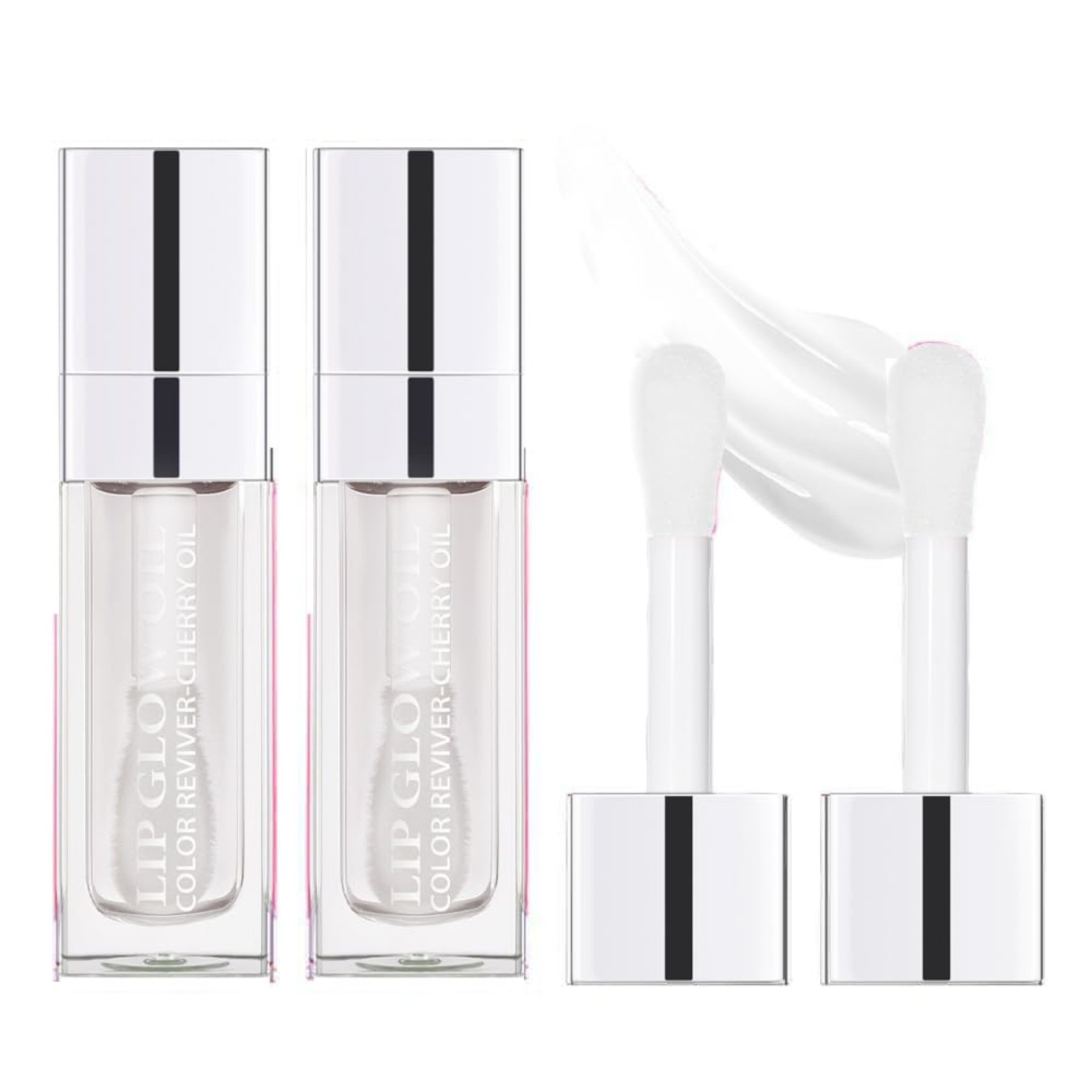 Hydrating Lip Glow Oil, Plumping Lip Gloss, Moisturizing Lip Oil Gloss, Transparent Moisturizing Lip Balm, Natural Lip Plumper, Lip Plumper Gloss Make Lips Fuller and Moisturizing (2PCS Clear) Hydrating Lip Glow Oil, Plumping Lip Gloss, Moisturizing Lip Oil Gloss, Transparent Moisturizing Lip Balm, Natural Lip Plumper, Lip Plumper Gloss Make Lips Fuller and Moisturizing (2PCS Clear)