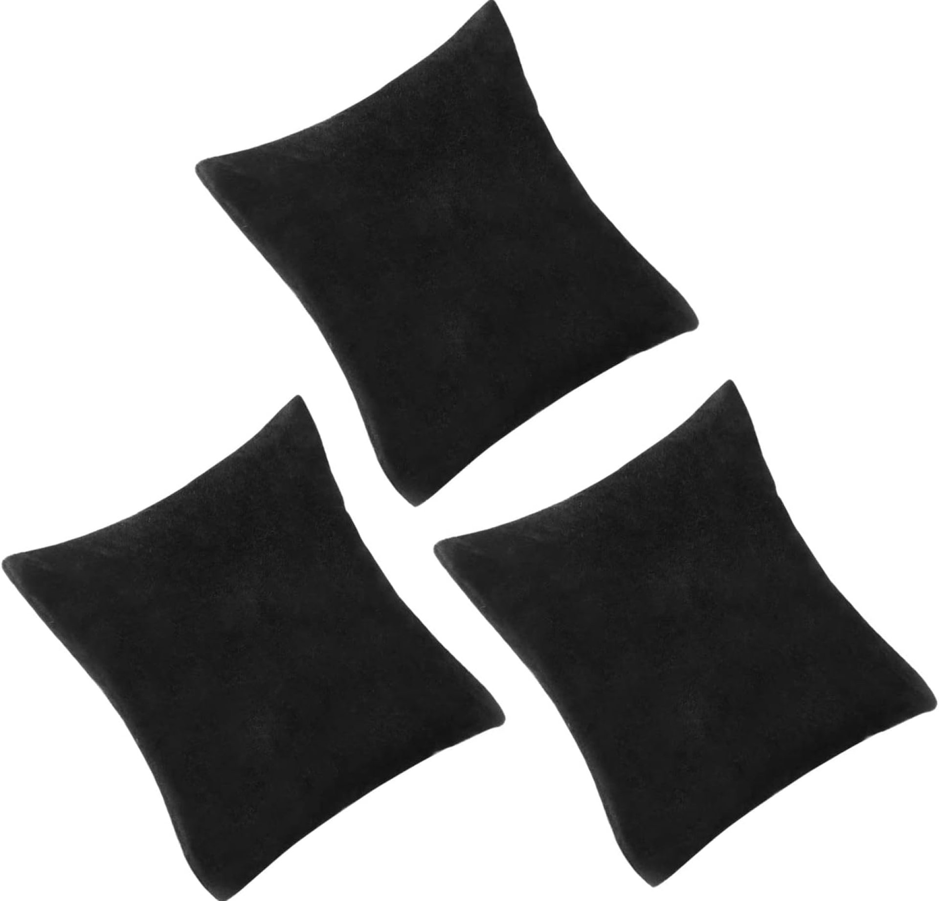 Lxnoap 3 pcs Black Velvet Bracelet Watch Pillow Jewelry Displays 3 inch Bracelet Bangle Watch Display Holder Lxnoap 3 pcs Black Velvet Bracelet Watch Pillow Jewelry Displays 3 inch Bracelet Bangle Watch Display Holder