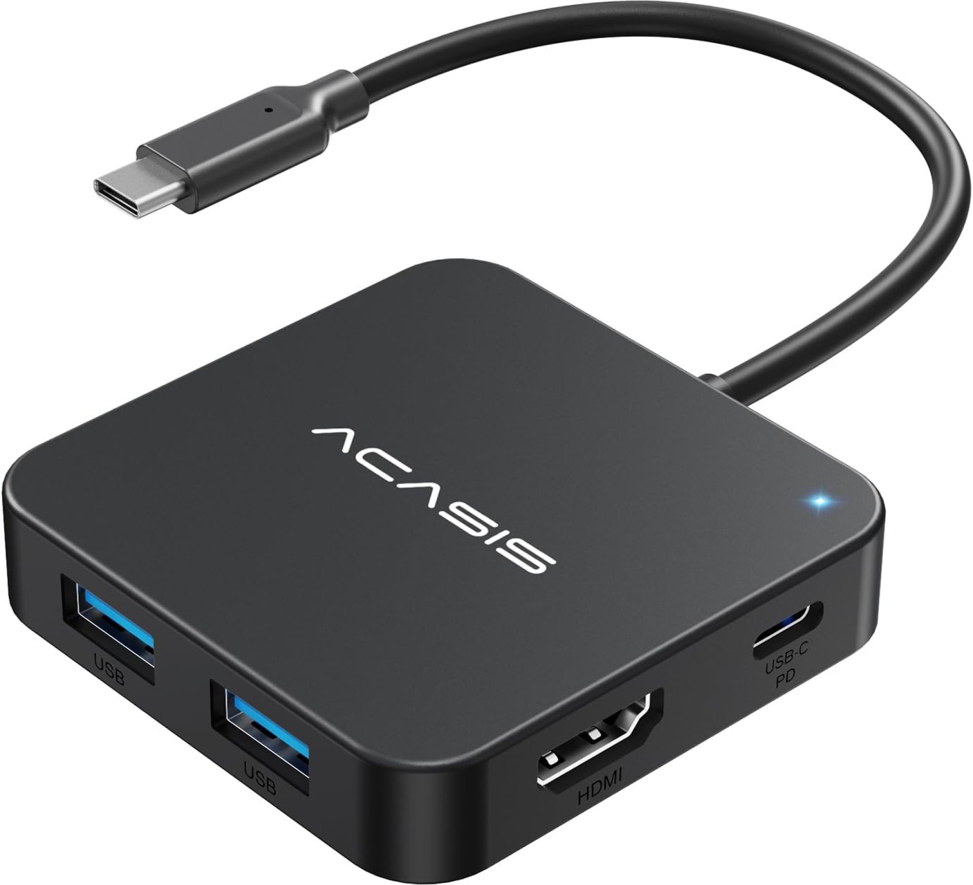 USB C Hub 10Gbps, Multiport Adapter with 4K 60Hz HDMI, 100W Power Delivery, 3 USB A3.2+1 USB-C 3.1 Data Port, USB C to HDMI Adapter for MacBook, Dell, Lenovo, Surface, iPad PRO, XPS(Black) USB C Hub 10Gbps, Multiport Adapter with 4K 60Hz HDMI, 100W Power Delivery, 3 USB A3.2+1 USB-C 3.1 Data Port, USB C to HDMI Adapter for MacBook, Dell, Lenovo, Surface, iPad PRO, XPS(Black)