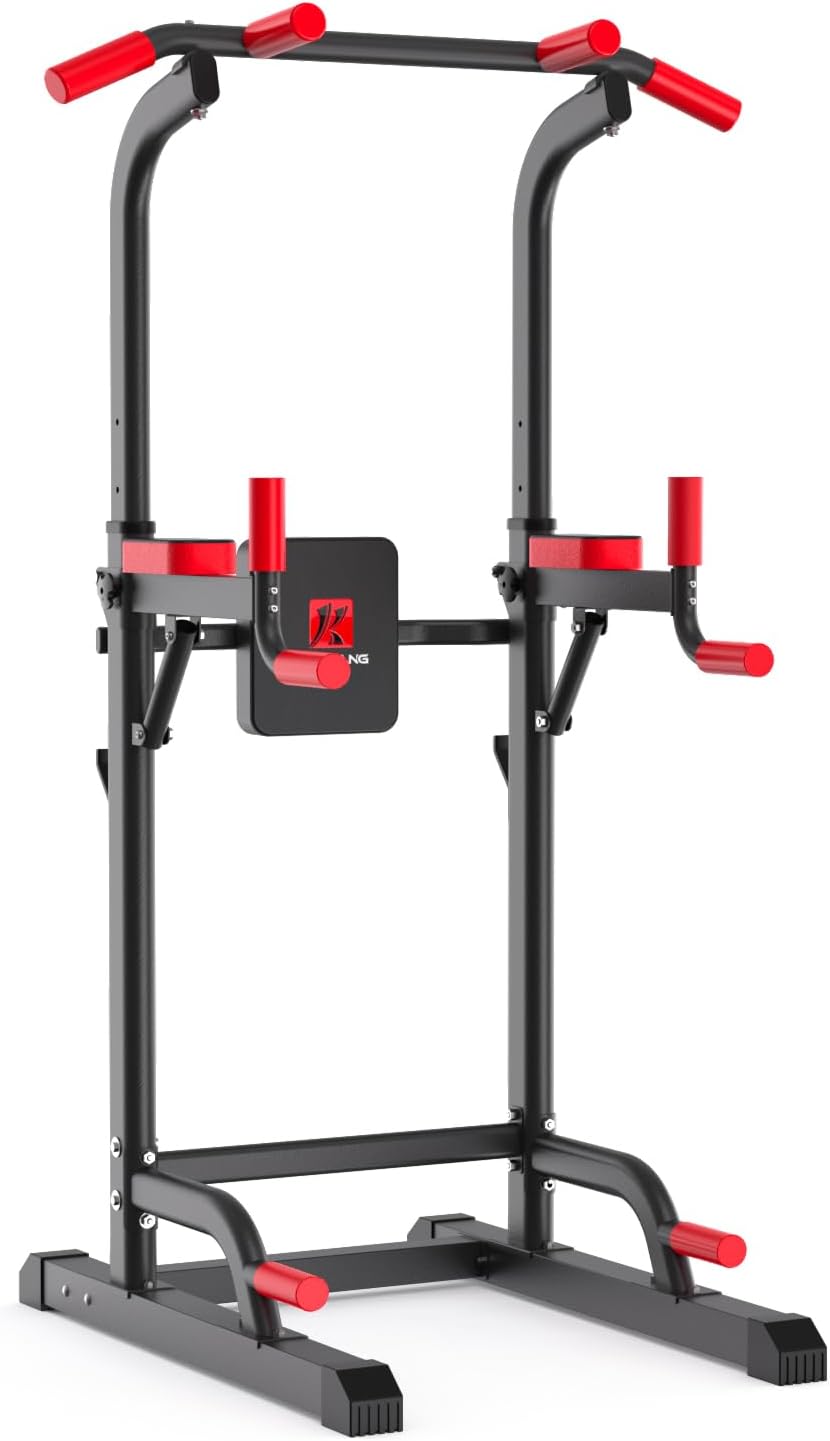Power Tower Dip Station,Multi-Function Pull Up Adujustable Height Up 85.5″ for Home Gym Strength Training Fitness Equipment,400LBS Power Tower Dip Station,Multi-Function Pull Up Adujustable Height Up 85.5″ for Home Gym Strength Training Fitness Equipment,400LBS