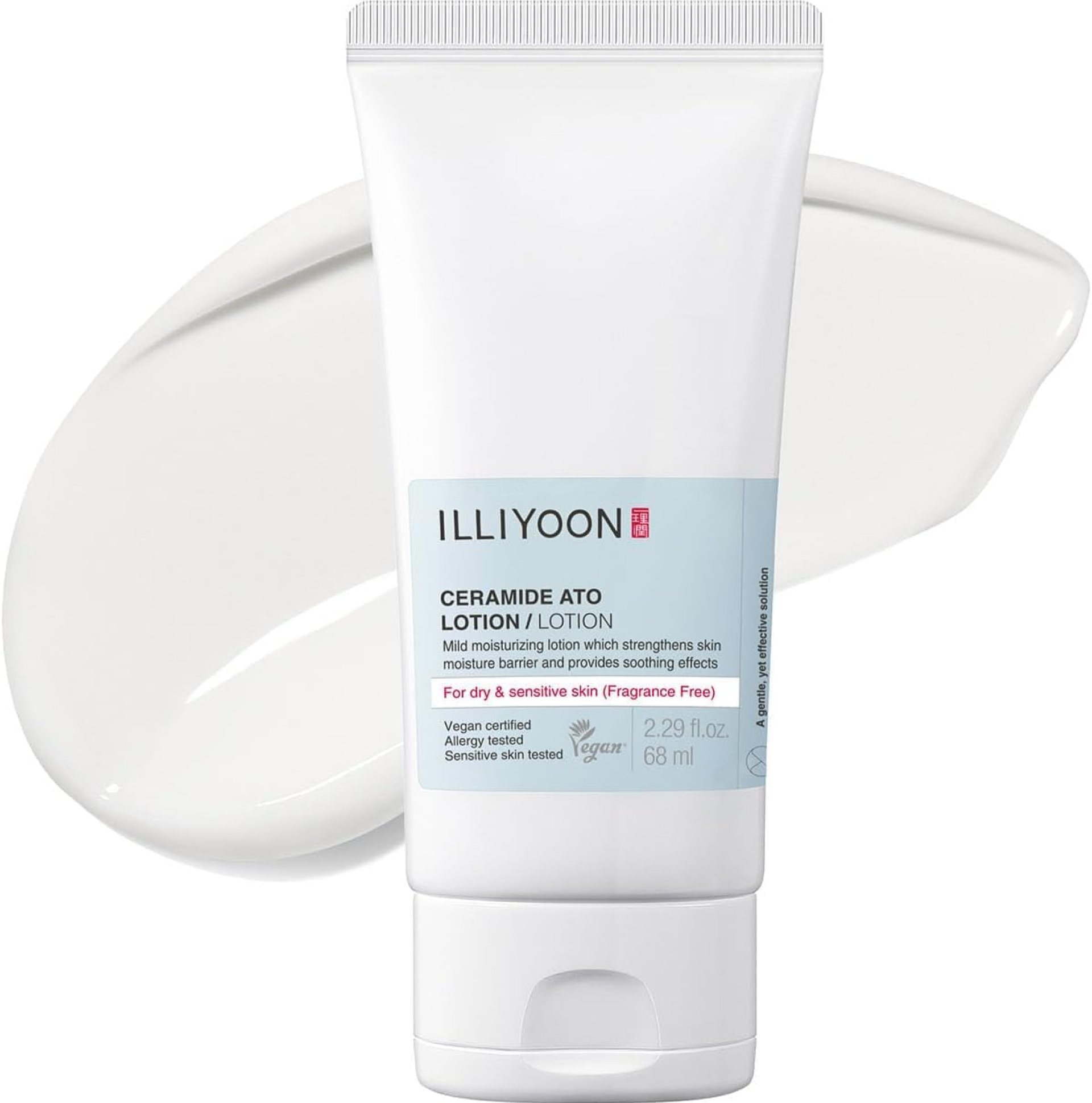 Illiyoon Ceramide Ato Lotion | Lightweight Moisturizer for Dry & Sensitive Skin, Barrier Repair for Face and Body, Mild for Babies, Vegan Certified, Korean Skincare, 2.29 fl.oz. Illiyoon Ceramide Ato Lotion | Lightweight Moisturizer for Dry & Sensitive Skin, Barrier Repair for Face and Body, Mild for Babies, Vegan Certified, Korean Skincare, 2.29 fl.oz.