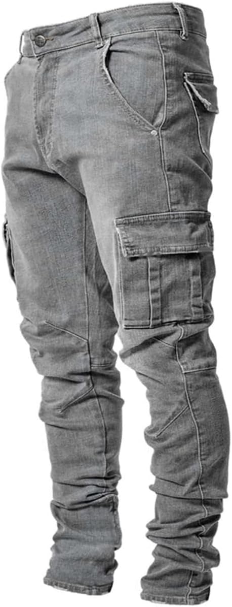 HUNGSON Men’s Slim Fit Stretch Jeans Ripped Skinny Jeans for Men, Distressed Straight Leg Fashion Comfort Flex Waist Pants HUNGSON Men’s Slim Fit Stretch Jeans Ripped Skinny Jeans for Men, Distressed Straight Leg Fashion Comfort Flex Waist Pants