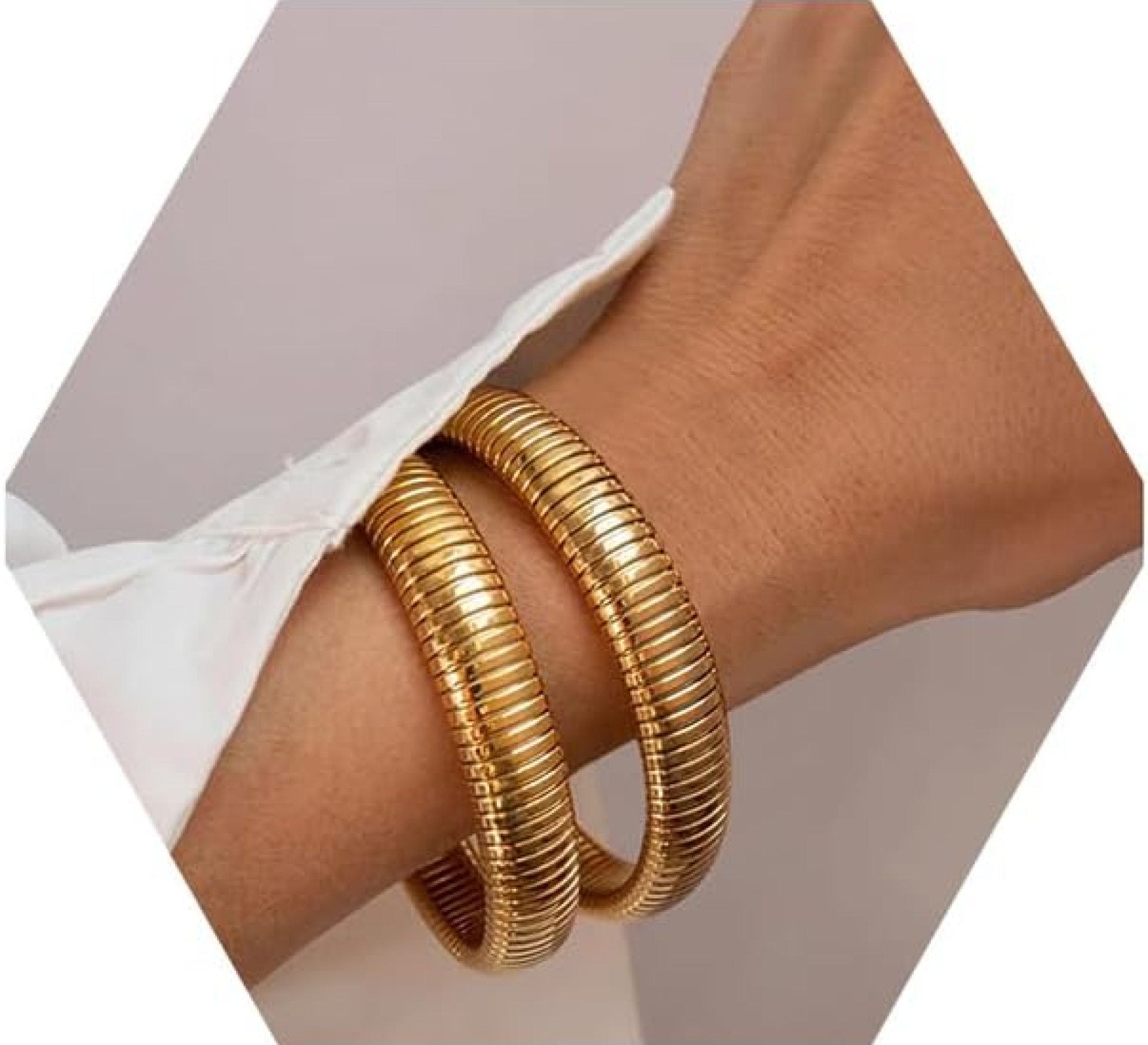 Gold Bracelets for Women, Gold Bangles for Women Chunky Bangle Bracelets for Women Bracelets Stack Tarnish Free Gold Jewelry Set of 3 for Women Accessories for Her Gifts Gold Bracelets for Women, Gold Bangles for Women Chunky Bangle Bracelets for Women Bracelets Stack Tarnish Free Gold Jewelry Set of 3 for Women Accessories for Her Gifts